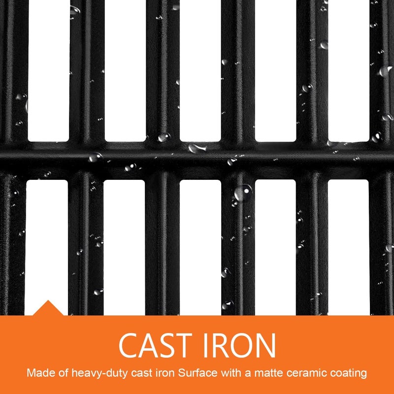 GGC 7638/7639 Grill Grates for Weber Spirit &Spirit II 300 Series, 17.5" Grill Parts for Weber Spirit E/S 310, E/S 320, E/S 330, Spirit 700, Genesis Silver B/C, Gold B/C 1000-3500 Gas Grill - Image 5